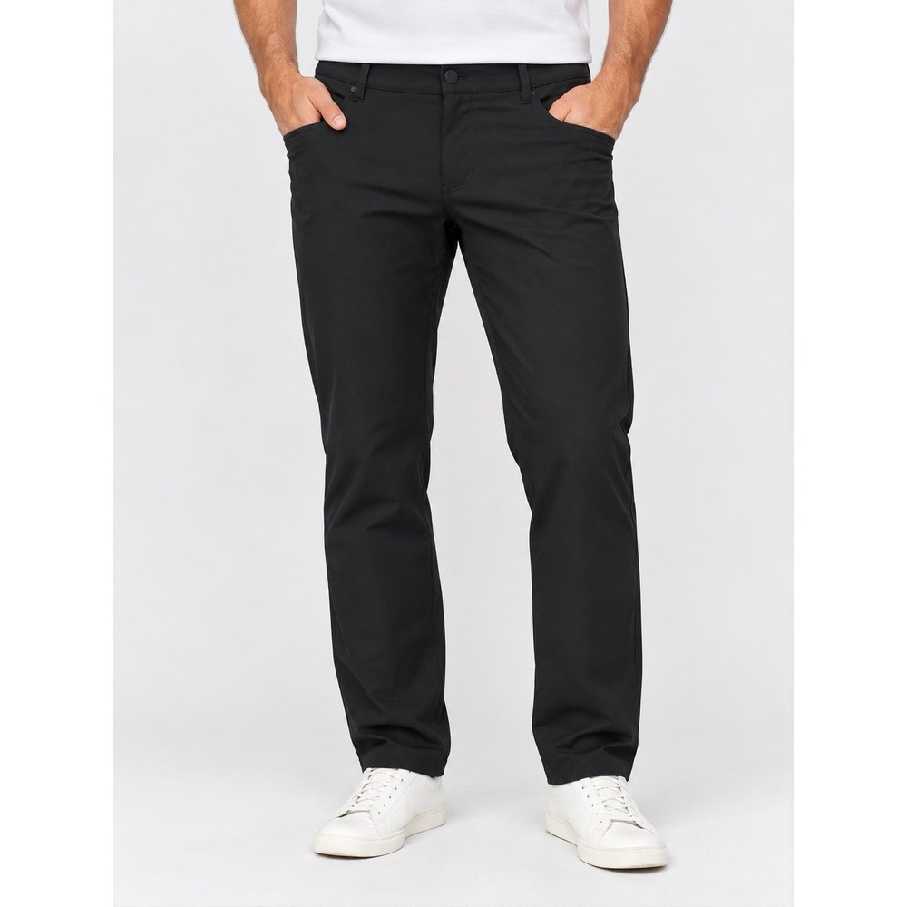 Lululemon ABC 5 Pocket Pants Mens 36 Black 31" Inseam Straight Classic #24